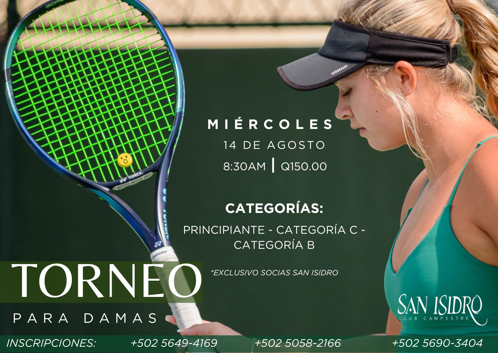 TORNEO TENIS PARA DAMAS – TV