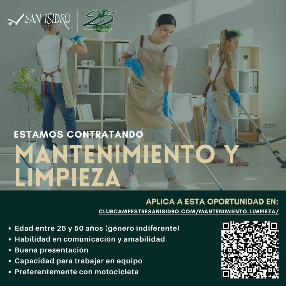 Mantenimiento y Limpieza